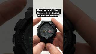 How to adjust Time on a GShock Analog and Digital [upl. by Sloatman]