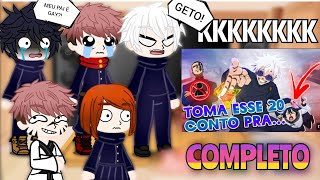 Jujutsu kaisen react PQ O GOJO É TÃO DESUMILDE O RECEPTÁCULO DO MESTRE TEKKEN 😂❤️ VOICE MAKERS [upl. by Thant]