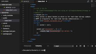 Socketio 002  Twoway communication between server and client browser [upl. by Oscar]