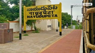 Nayudupet Railway Station from Train Window [upl. by Bohlin]