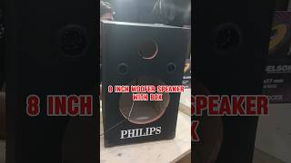 Philips 8 inch box with woofer speaker speaker speakerbox shorts [upl. by Ailemac]