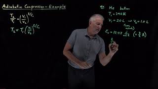 Adiabatic Compression Example [upl. by Acinomaj984]