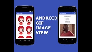 Android Studio Tutorial  Loading GIF into ImageView [upl. by Imoyik]