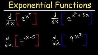 Derivatives of Exponential Functions [upl. by Eustacia]