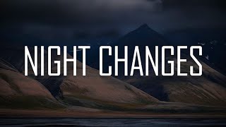 One Direction  Night Changes Lyrics  Justin Bieber Christina Perri [upl. by Aklog]