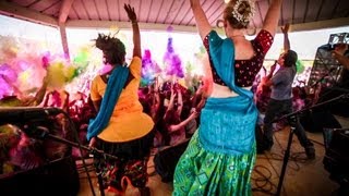 KIRTANIYAS  Nitai Gauranga feat MC Yogi  Festival of Colors OFFICIAL HOLI [upl. by Oemac]