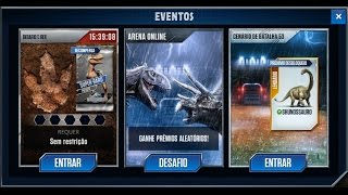 Jurassic World  The Game  T Rex Challenge Desafio TRex [upl. by Glover]