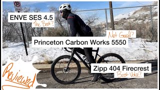 Enve SES 45 vs Princeton Carbon Works Dual 5550 vs Zipp 404 Firecrest  Test Review Comparison [upl. by Chip966]