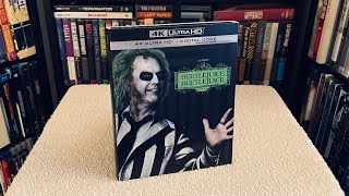 Beetlejuice Beetlejuice 4K UHD REVIEW  Unboxing  Menu  Michael Keaton  Tim Burton [upl. by Neeliak45]