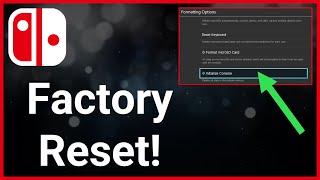 How To Factory Reset Nintendo Switch [upl. by Naget364]