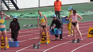 2017 第33回 静岡国際陸上競技大会 福島千里 [upl. by Brigid]