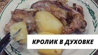 Запеченный кролик в духовке с картошкой Вкусный рецепт кролика [upl. by Shifra]