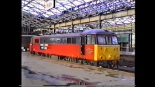 Trains In The 1990s Rugby 26th November 1992 [upl. by Ydnolem]