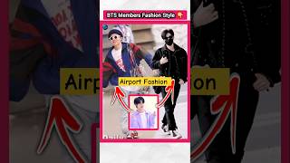 BTS Members Fashion Style 👆  factsinhindi bts jungkook kpopfactmedia kpop [upl. by Siuqramed305]