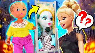 🦇Le terrifiant Halloween de Barbie🎃🕸 Les enfants piégés par un fantôme 👻Jeux pour filles [upl. by Kenweigh]