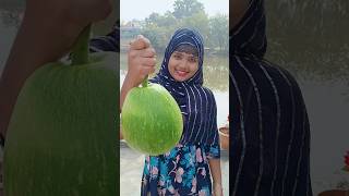 Muslim girl cooking vorta recipe লাউয়ের খোসা ভর্তা recipe cooking vorta [upl. by Neile972]