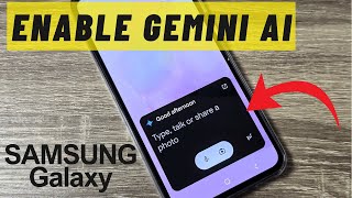 How to Enable GEMINI AI on Samsung Phones [upl. by Missi]