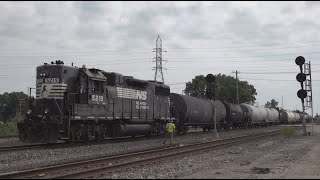 Railfanning Walbridge OH And CP YD Delray Tower Milwaukee Junction In Detroit MI 71224 [upl. by Vaughn]