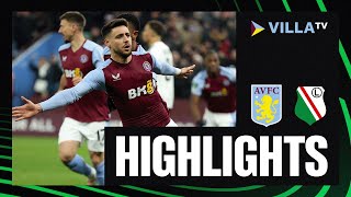 MATCH HIGHLIGHTS  Aston Villa 21 Legia Warszawa [upl. by Eipper890]