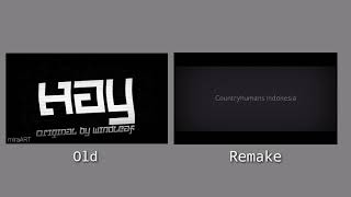 HAY MEME Old vs Remake short just for test [upl. by Kennedy]