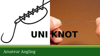 Uni fishing knot to tie hooks [upl. by Black]