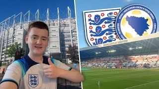 Branthwaites senior ENGLAND debut 🏴󠁧󠁢󠁥󠁮󠁧󠁿  England vs Bosnia amp Herzegovina vlog [upl. by Seaden]