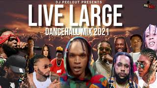 Dancehall Mix October 2021 Live Large SkengPopcaanSquashChronic LawVybz KartelAlkalineIntence [upl. by Ecurb]