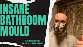 Plasterer Cheshire Top Tier Plastering  Bathroom Leak Damage Black Spot Mould Repair Warrington [upl. by Yard357]