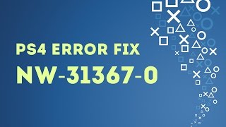 PS4 EASY FIX Error NW313670 Could not open wireless device [upl. by Mellisa]