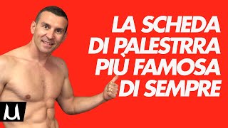 La scheda di palestra più famosa al mondo [upl. by Coppins]