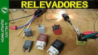 RELEVADORES AUTOMOTRICES como funcionan y como probarlos [upl. by Lutim117]