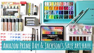 Amazon Prime Day amp Jacksons Sale Art Haul Gansai Tambi Granulating Himi Gouache Daniel Smith etc [upl. by Zia]