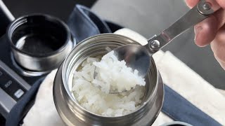 How To Cook Rice In A Thermos [upl. by Sudaorb]