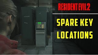 Resident Evil 2 Remake How to Unlock Armory Door  USB Dongle Key Location [upl. by Stelle]