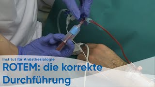 ROTEM die korrekte Durchführung [upl. by Tamberg]