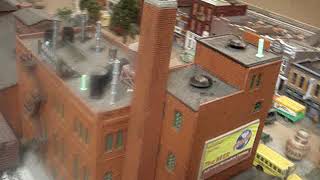 SCENE FROM MODEL RAILROAD  BREWERY PLANT [upl. by Ashraf]