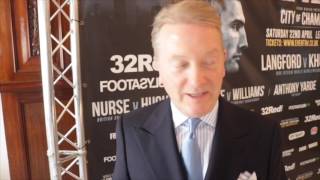 FRANK WARREN ON TYSON FURY amp ANTHONY JOSHUA BEEF BILLY JOE SAUNDERS GGG LANGFORD v KHURTSIDZE [upl. by Dihaz]