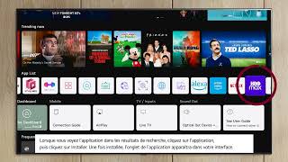 LG TV Utilisation du LG content store avec WebOS [upl. by Helfant]