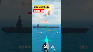 3X Karambit Missile Damage test modernwarships game military shortsvideo youtubeshorts [upl. by Palla]