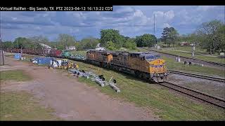 20230412 Big Sandy TX Ribbon Rail Train [upl. by Akyssej834]