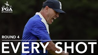 Brooks Koepka  Every Shot from the Final Round of the 2019 PGA Championship at Bethpage Black [upl. by Slifka]