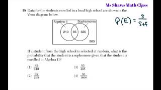 Regents Algebra II August 2018 18 [upl. by Esenaj53]