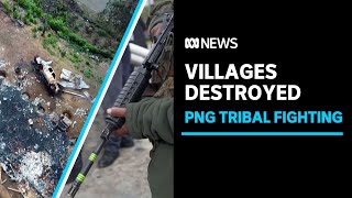 Police outgunned responding to tribal fighting in PNG  ABC News [upl. by Tteraj]