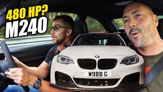 480 HP amp Too Soft Suspension BMW M240 on the Nürburgring [upl. by Furlani]