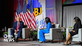 WATCH FULL EVENT Trump speaks at National Association of Black Journalists conference in Chicago [upl. by Janiuszck]