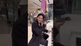 Their reactions are incredible 2 piano pianomusic [upl. by Nyllaf]