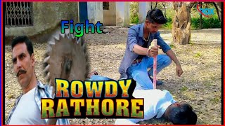 Rowdy Rathore movie interval fight seen spoof recreate by rdx7starrowdy Rathore fight seen spoof [upl. by Zizaludba]