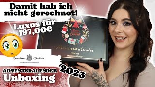 Damit habe ich nicht gerechnet 🫣 197€ Luxus Parfümerie Brückner Adventskalender 2023 UNBOXING [upl. by Winthorpe]