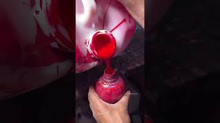 Así se hace los pintauñas de mala calidadad en la India pintauñasmalo esmalte [upl. by Blood116]