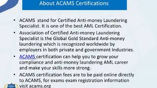 ACAMS Study material How long does it take to study for Acams exam [upl. by Kcirrez]